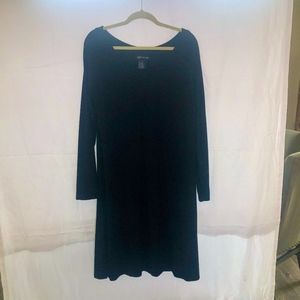 Jones New York Black Midi Dress